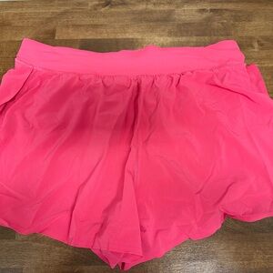 Women's Pink Shorts (high slit)